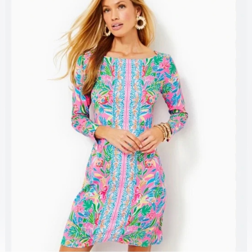 Lilly Pulitzer stunning Sophie dress in Havana Pink Print